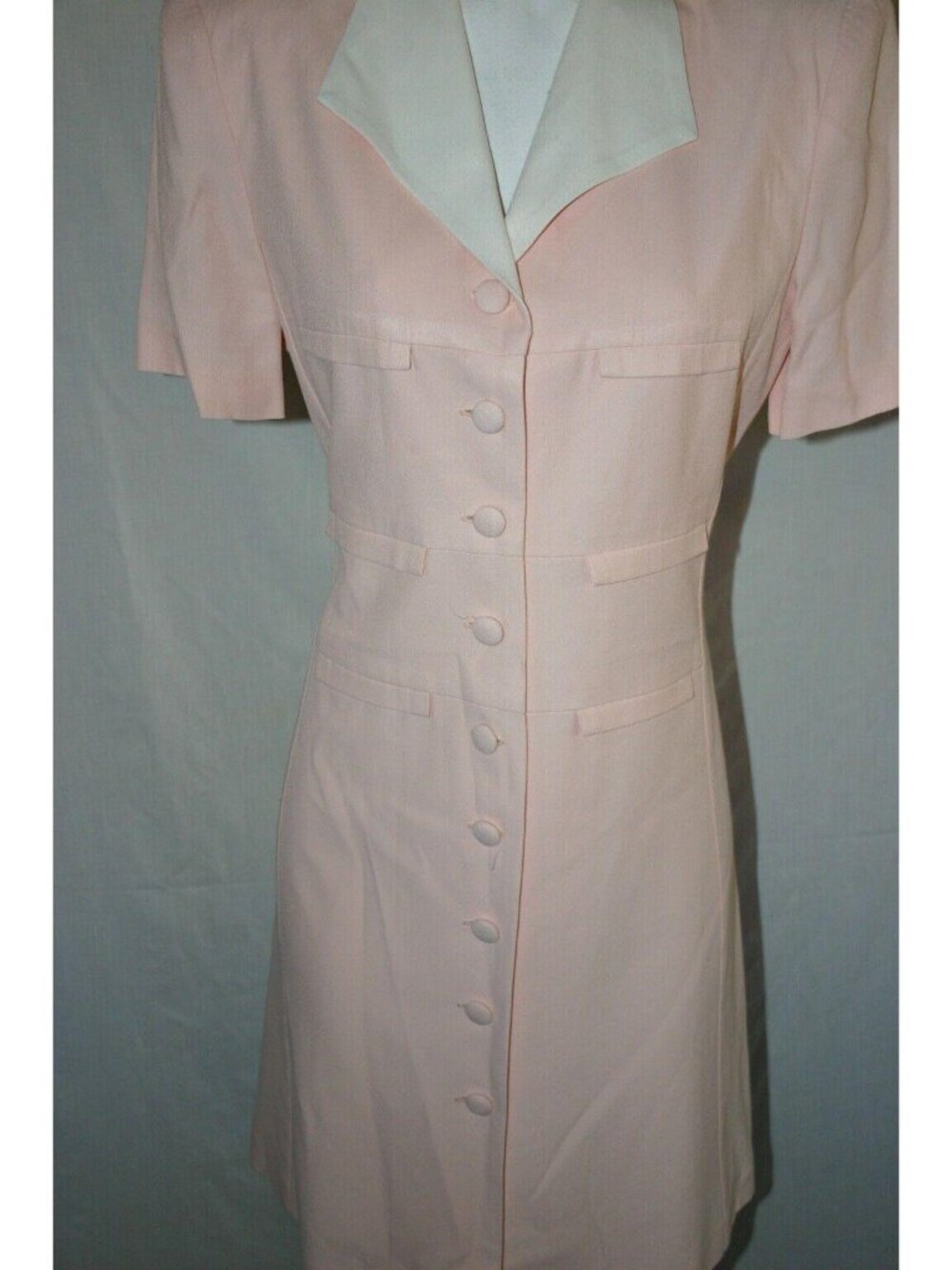 Lois Snyder Dani Max Women's Pink Dress Work Office Dressy Business Size 10